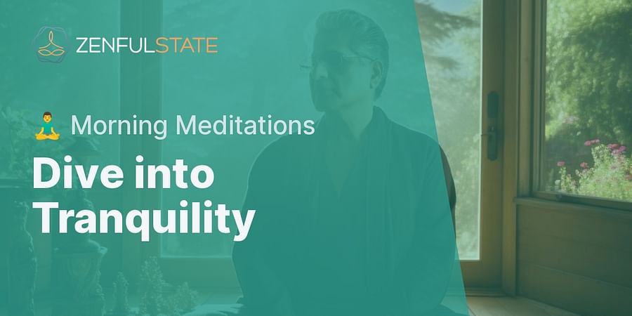 Dive into Tranquility - 🧘♂️ Morning Meditations